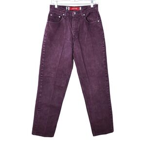 Vintage Levi's‎ Silver Tab Loose Fit Mom Jeans Purple Wash Size 9 JR M USA Made